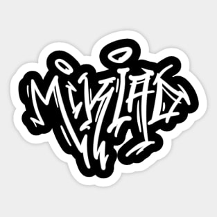 mikiad // GRAFFITI TAG V2 Sticker